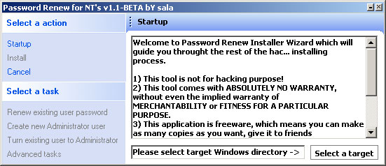 Password Renew 1.1-beta